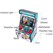 Retro Mini 16-Bit Handheld Game Console – 156 Built-in Games (5 colours available) – view 3