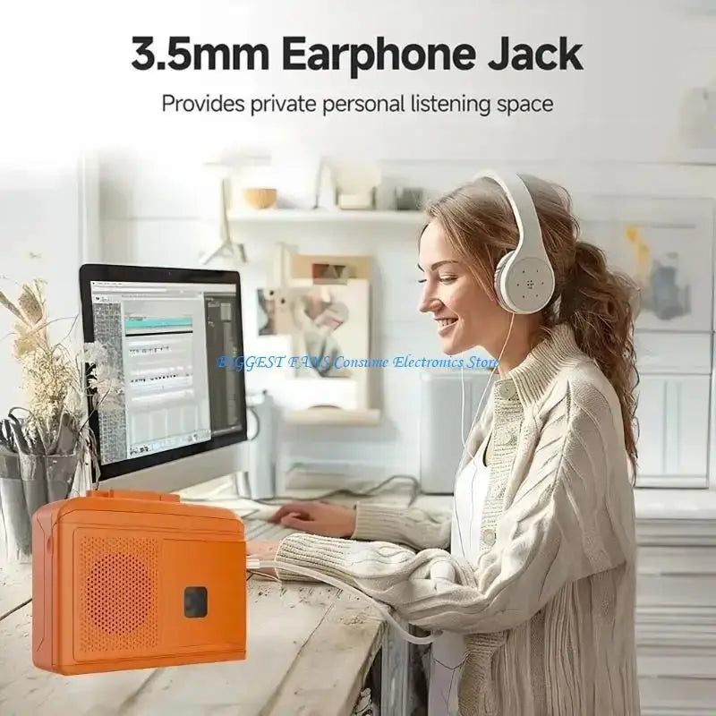Habicare SS Retro Tape Player USB MP3 Converter Retro Tape Player USB MP3 Converter