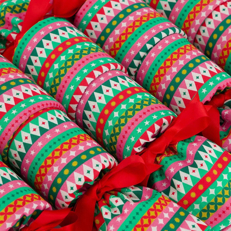 Waste Free Celebrations Christmas Crackers Fiesta (6 Reusable Crackers) Fiesta (6 Reusable Crackers)