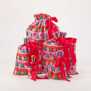 Waste Free Celebrations Fabric Gift Bags Papa Noel (Reusable Gift Bag Set) Papa Noel (Reusable Gift Bag Set)