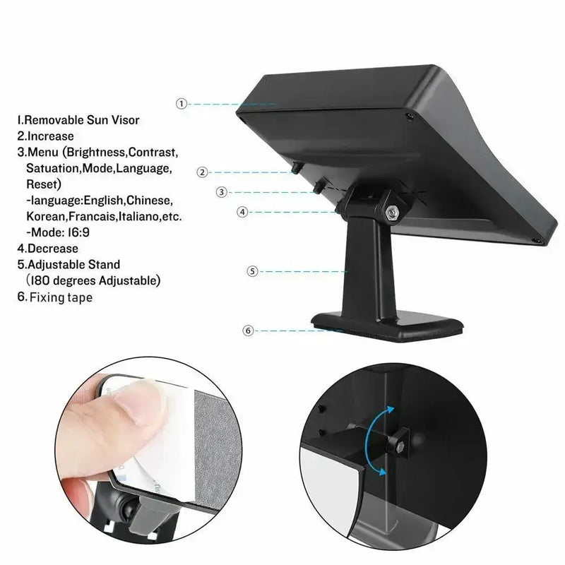 Habicare HBC Reversing Camera - 4.3" (5 various types available) Reversing Camera - 4.3" (5 various types available)