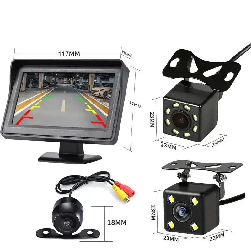 Habicare HBC Reversing Camera - 4.3" (5 various types available) Reversing Camera - 4.3" (5 various types available)