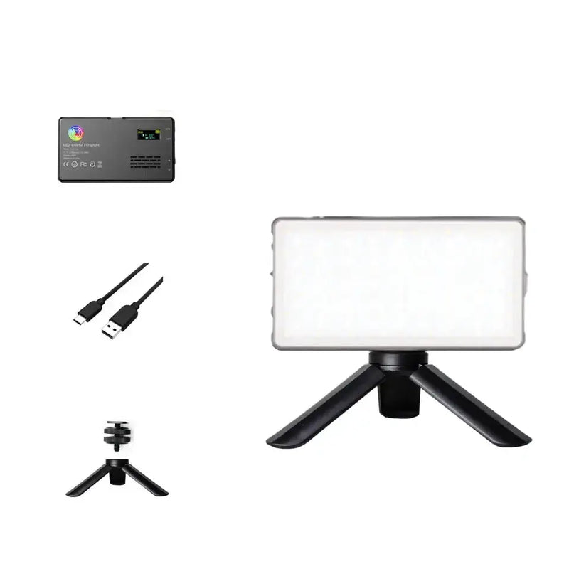 Habicare SS RGB LED Camera Light Panel for Vlog & DSLR RGB LED Camera Light Panel for Vlog & DSLR