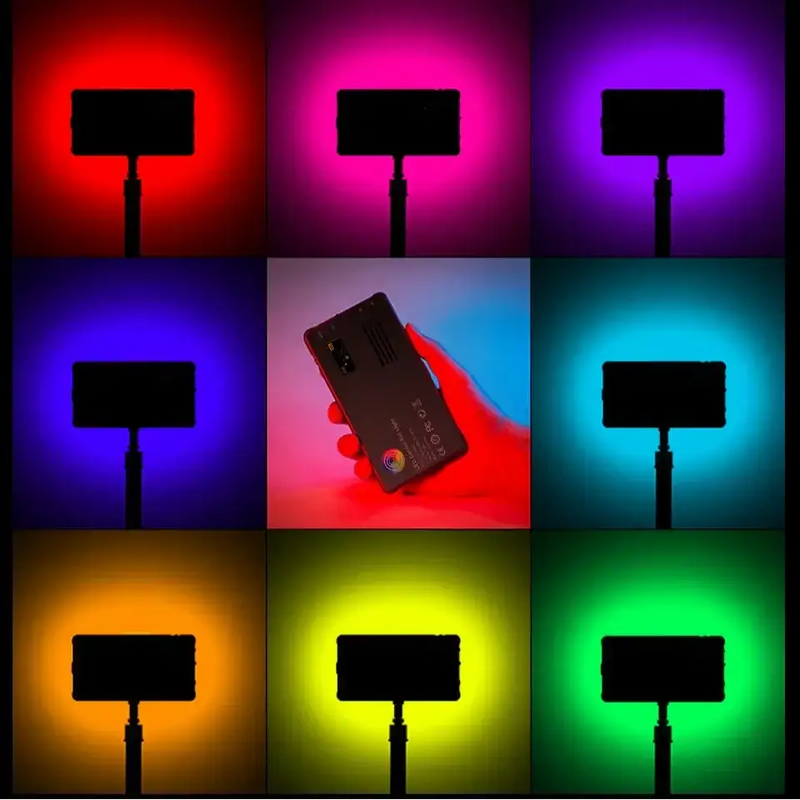 Habicare SS RGB LED Camera Light Panel for Vlog & DSLR RGB LED Camera Light Panel for Vlog & DSLR