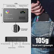 Habicare SS RGB LED Camera Light Panel for Vlog & DSLR RGB LED Camera Light Panel for Vlog & DSLR
