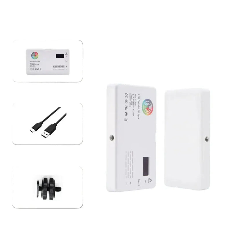 Habicare SS RGB LED Camera Light Panel for Vlog & DSLR RGB LED Camera Light Panel for Vlog & DSLR