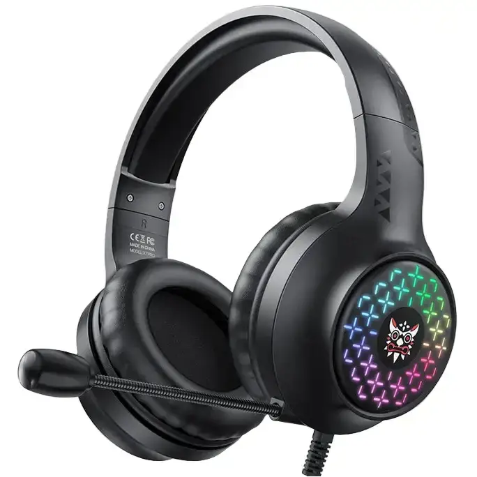 RGB Wired Gaming Headset – Over-Ear, Noise-Cancelling Mic – view 1