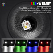 Kiwi Offroad LIGHTFOX RGBW LED Rock Lights - 8 Pack Lightfox RGBW Rock Lights 8 Pack Offroad Kit