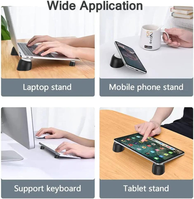 Laptop Stand Holder Pad Magnetic Tilting Holder Foot for MacBook Computer – view 5
