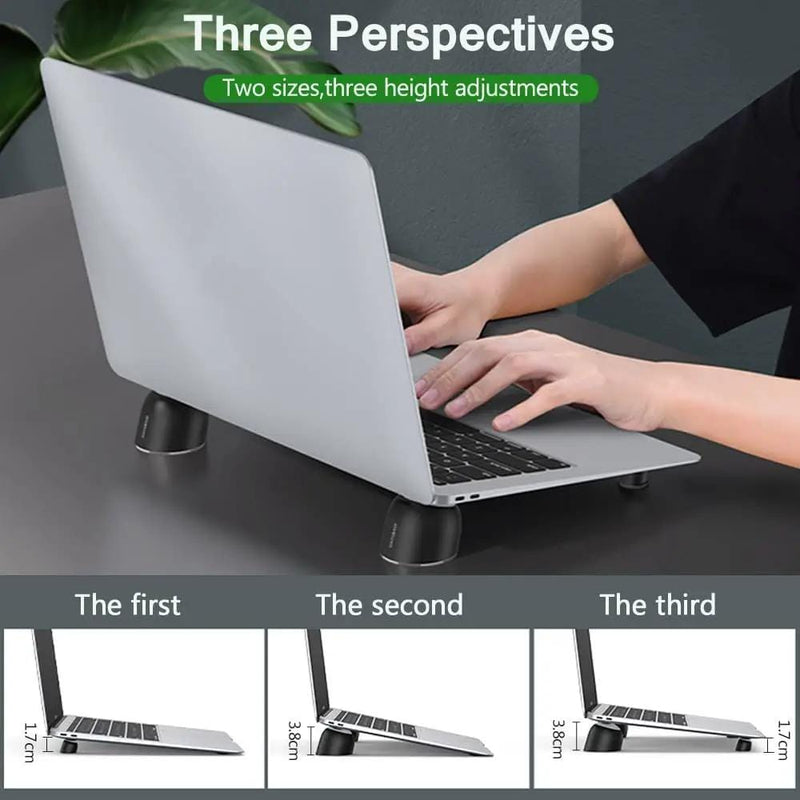 Laptop Stand Holder Pad Magnetic Tilting Holder Foot for MacBook Computer – view 9