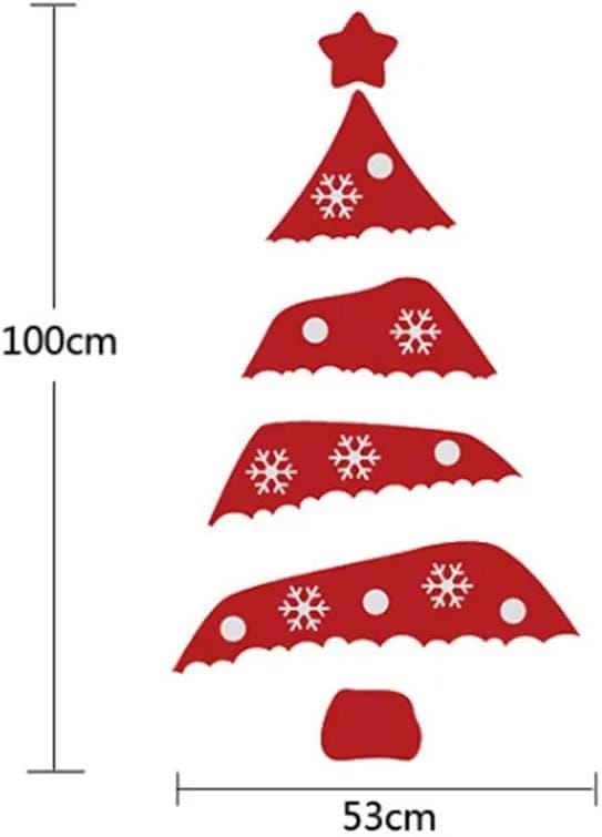 salelink.co.nz Unbranded DIY Felt Christmas Tree with Light DIY Felt Christmas Tree with Light | Action Outdoors NZ