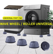 4PCS Anti-Vibration Feet Pads Washing Machine Plastic Mat – view 6