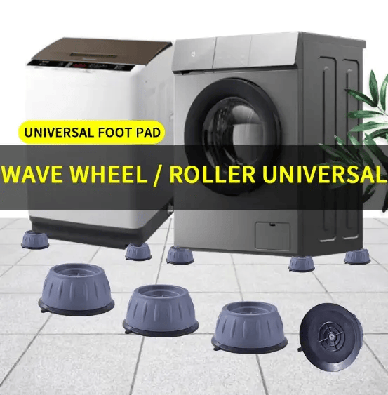 4PCS Anti-Vibration Feet Pads Washing Machine Plastic Mat – view 6