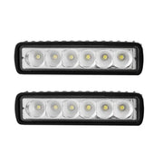 2x 6inch 30W LED Work Driving Light Bar Flood beam Lamp – view 1