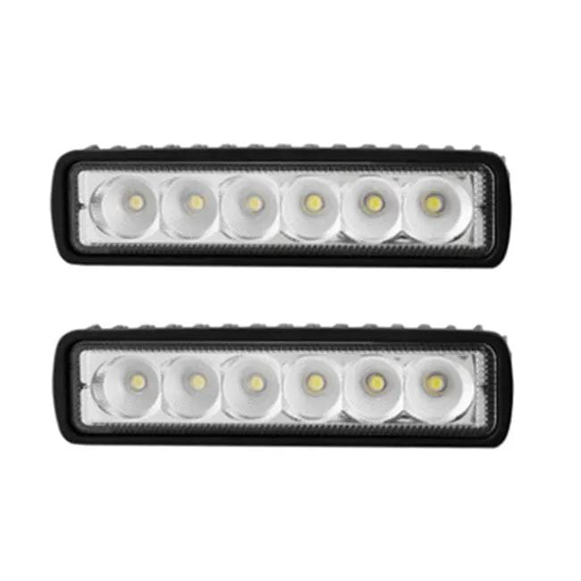 2x 6inch 30W LED Work Driving Light Bar Flood beam Lamp – view 1