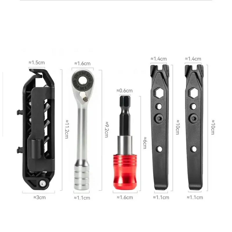 Habicare Multifunctional Bicycle Ratchet Wrench Set Multifunctional Bicycle Ratchet Wrench Set