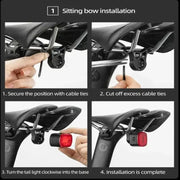 Habicare Smart Bicycle Rear Light with Auto Brake Sensing (IPX6 Waterproof) Smart Bicycle Rear Light with Auto Brake Sensing (IPX6 Waterproof)