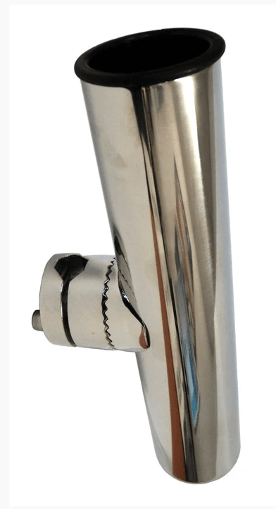 ASM Rod Holder Rail Mount Premium 316 Stainless Steel With 180 Degree Adjustability For Saltwater Anglers