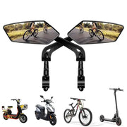 Habicare SS Rotatable Bicycle Handlebar Mirror Rotatable Bicycle Handlebar Mirror