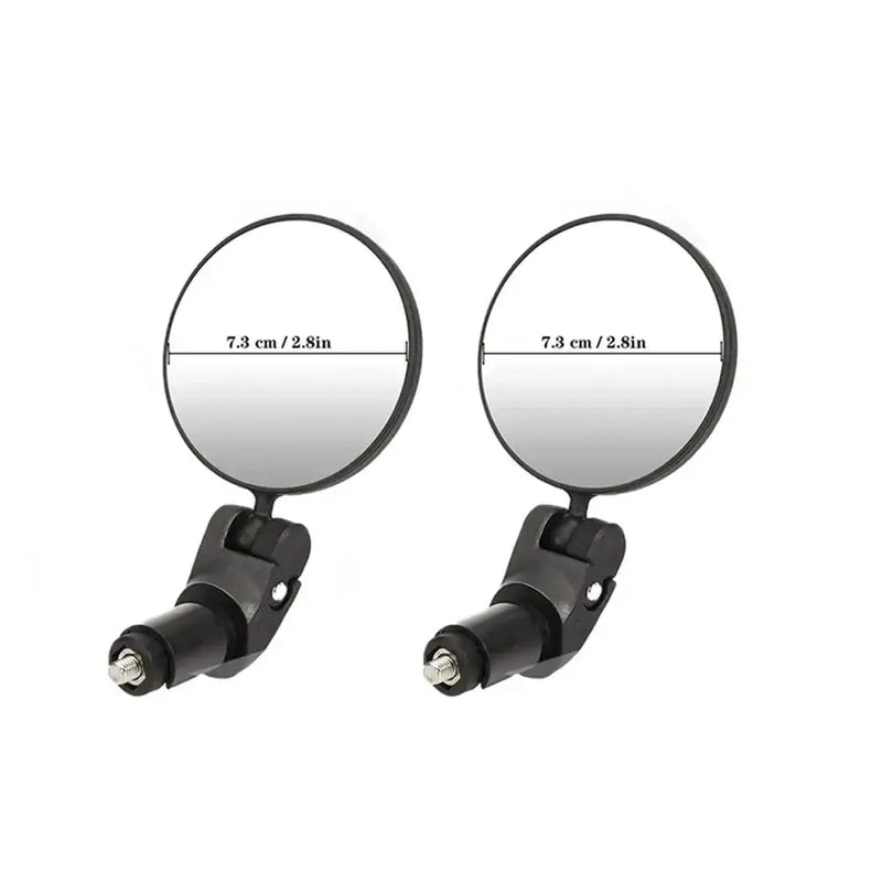 Habicare SS Rotating Bicycle Rearview Mirror (1pc & 2pcs) Rotating Bicycle Rearview Mirror (1pc & 2pcs)