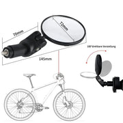 Habicare SS Rotating Bicycle Rearview Mirror (1pc & 2pcs) Rotating Bicycle Rearview Mirror (1pc & 2pcs)