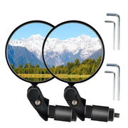 Habicare SS Rotating Bicycle Rearview Mirror (1pc & 2pcs) Rotating Bicycle Rearview Mirror (1pc & 2pcs)