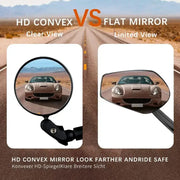Habicare SS Rotating Bicycle Rearview Mirror (1pc & 2pcs) Rotating Bicycle Rearview Mirror (1pc & 2pcs)