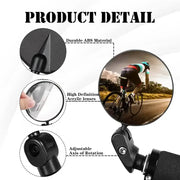 Habicare SS Rotating Bicycle Rearview Mirror (1pc & 2pcs) Rotating Bicycle Rearview Mirror (1pc & 2pcs)