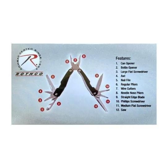 9eight5 Tools & Kits (multipurpose) Rothco Multi-Tool Rothco Multi-Tool