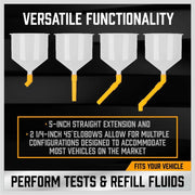 15-Piece Car Radiator Coolant Refill Funnel Kit Spill Proof Cooling System Tool – view 3