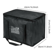 salelink.co.nz Unbranded 50L Insulated Food Delivery Bag 50L Insulated Food Delivery Bag for Pizza and Takeaway