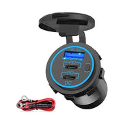 12V USB Outlet Type C Car Charger Socket Fast Charging – view 1