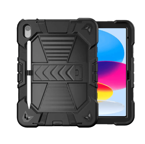 Rugged iPad 10th/11th Gen 10.9" Case – Shockproof Cover Stand & Pencil Holder – view 1