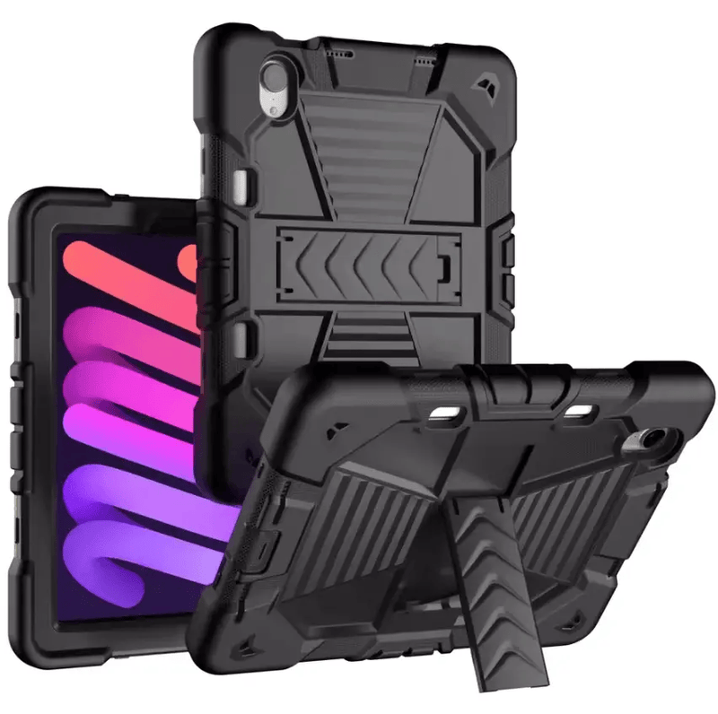 iPad Mini 6 / Mini 7 Rugged Case – Shockproof Cover, Stand & Pencil Holder – view 2