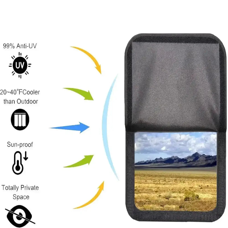 Habicare HBC RV Car Sunshade & Privacy Curtains RV Car Sunshade & Privacy Curtains