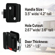 RV / Caravan Entry Door Lock with Deadbolt & Replacement Handle – view 9