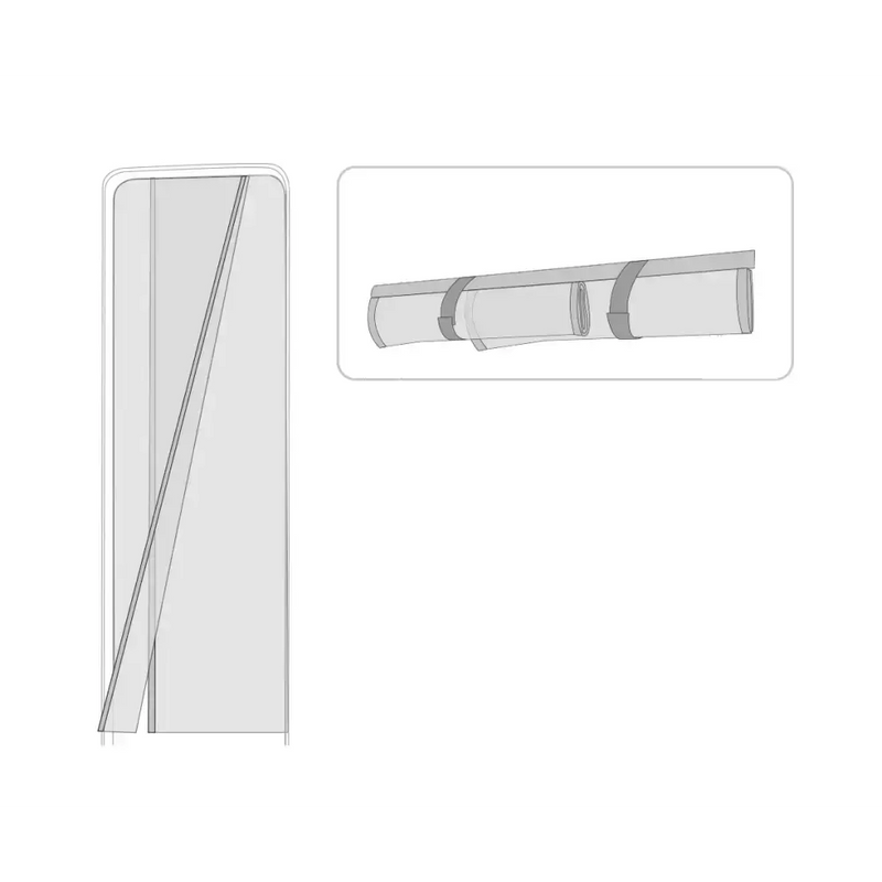 Habicare HBC RV / Caravan Mosquito Net Door Curtain RV / Caravan Mosquito Net Door Curtain