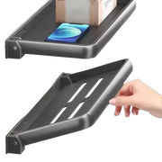 Habicare SS RV Foldable Wall Storage Shelf Rack RV Foldable Wall Storage Shelf Rack
