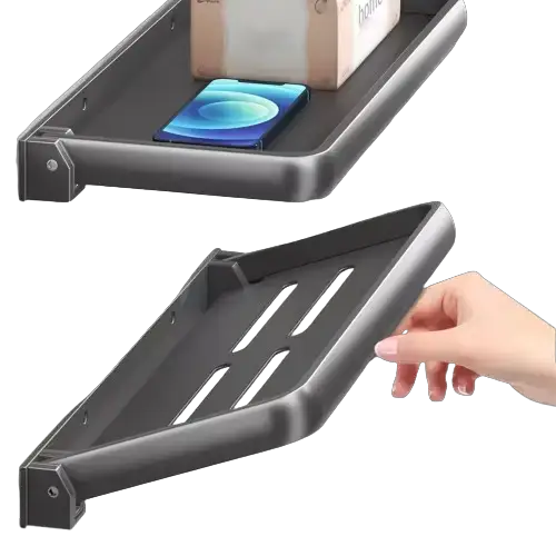 Habicare SS RV Foldable Wall Storage Shelf Rack RV Foldable Wall Storage Shelf Rack