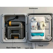 Habicare HBC RV Toilet Door Storage Pocket RV Toilet Door Storage Pocket