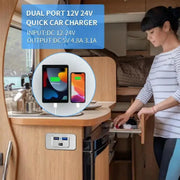 RV USB PD QC3 Fast Charging Outlet (different models available) – view 2