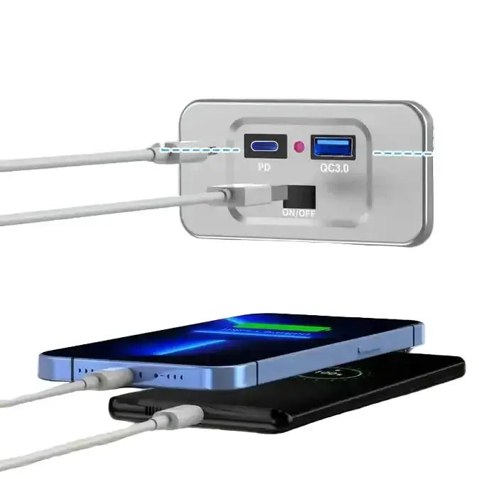 RV USB PD QC3 Fast Charging Outlet (different models available) – view 3