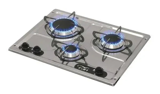 CAN Gas Ovens & Hobs CAN 3 Burner Gas Hob Stainless Steel CAN 3 Burner Gas Hob Stainless Steel