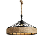 salelink.co.nz Unbranded Hemp Rope Pendant Light Hanging Lamp Hemp Rope Pendant Light Hanging Lamp | Action Outdoors NZ