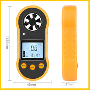 Habicare HBC Portable Anemometer Habicare Digital Anemometer Wind Speed Meter