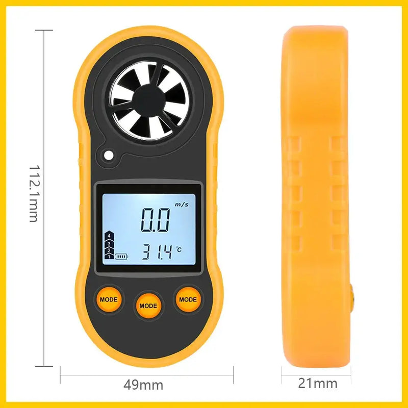 Habicare HBC Portable Anemometer Habicare Digital Anemometer Wind Speed Meter