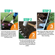 10M Lawn Edging Border Garden Fence Landscape – view 3