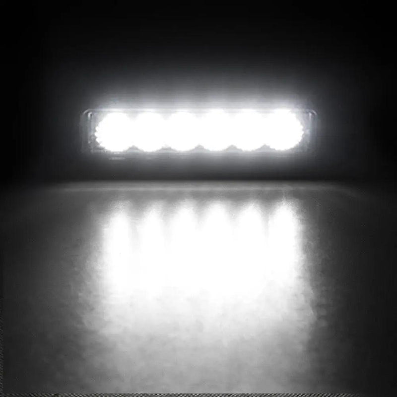 2x 6inch 30W LED Work Driving Light Bar Flood beam Lamp – view 6
