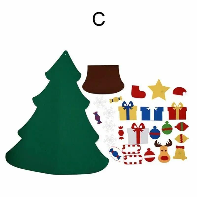 salelink.co.nz Unbranded DIY Felt Christmas Tree Set DIY Felt Christmas Tree Set (PR5126) | Action Outdoors NZ
