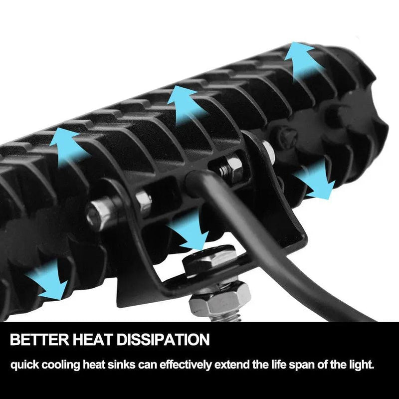 4x 6inch 30W LED Work Driving Light Bar Flood – view 4